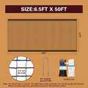 Deer Fence Netting,Plastic Mesh Fence 6.5x50ft,Reinforced Edges 55gsm Heavy Duty Animal Barrier,Ideal for Garden Netting,Against Bird,Temporary Fence,Fruit Plant Protection,Black
