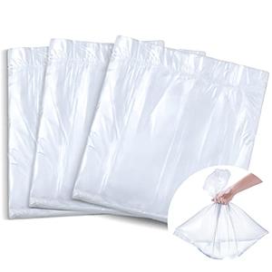 100 Pcs Disposable Foot Tub Liner Portable Bath Bags Plastic Pedicure Spa Bags Thin Large Foot Bath Liners Disposable Spa Hotel Home Use, 25 x 23 Inches
