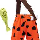 Spooktacular Creations Halloween Toddler Caveman Costume, Baby Costume for Boys, Family Cosplay Outfit for Halloween Dress Up (3T (3-4 YRS))