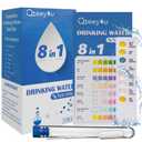 Lead Water Test Kit 2026 Upgraded 8 in 1 Home Drinking Water Testing Kits 5pcs Independent Bag, House Tap and Well Water Hardness Tester, Lead Test Strips for Alkalinity, pH, Copper, Nitrite&Chlorine