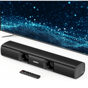 Sound Bar for Smart TV - 50W Powerful TV Sound Bar with Crystal Clear Dialogue & Enhanced Bass | 17-Inch Compact Soundbar for TV with Bluetooth 5.3, Optical & AUX, perfect for Smart TVs, PC, Projector