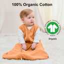 Yoofoss Baby Sleep Sack 12-18 Months Wearable Blanket for Babies 100% Organic Cotton 2-Way Zipper TOG 0.5 Toddler Sleeping Sack 3 Pack, Comfy Lightweight Sleep Sacks