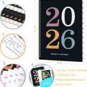 3 x 2026 Planner - Planner 2026 Weekly and Monthly, Jan. 2026  Dec. 2026, 8.5" x 11", 2026 Weekly and Monthly Planner with 12 Tabs,Thick Paper, Twin-Wire Binding, Back Pocket