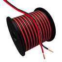 12AWG 2-Conductor Red Black Cable 100FT Electrical Wire Cable LED Strips Extension Wire 12V/24V DC Cable Flexible Wire Extension Cord Copper Clad Aluminum Copper Wire