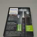 Philips Sonicare ProtectiveClean 5300 Rechargeable Electric Toothbrush, with Pressure Sensor, 3 Cleaning Modes, SmarTimer and QuadPacer, with 2 Bonus Brush Heads, Travel Case, Black, Model HX6423/34