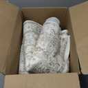 LIVEBOX Washable Area Rug 3x5 - Vintage Tribal Non-Slip Indoor Rugs for Kitchen Entryway, Low-Pile Front Door Mat Print Distressed Accent Throw Rug for Bedroom Entry Foyer Laundry Room, Sage