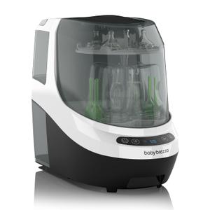 Baby Brezza Bottle Washer Pro - Baby Bottle Washer, Sterilizer + Dryer - All in One Machine Cleans Bottles, Pump Parts, & Sippy Cups - Replaces Hand Washing, Bottle Brushes and Drying Racks (White)