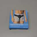 Hernia Belts for Men Inguinal, Hernia Support for Women and Men, Hernia Truss for Left or Right Side, Groin Belt, Adjustable Waist Strap with Removable Compression Pads (Large, Black)