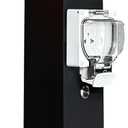 Outdoor Lamp Post with Outlet, Modern Post Light Fixture for Yard, Aluminum Lamp Pole Outdoor Lighting with Glass, Waterproof Outside Street Light for Pathway Garden Patio (40''H, 1 pc)