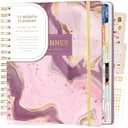 CAGIE 2026 planner Weekly and Monthly Jan 2026-Dec 2026 Hardcover Hourly Daily Planners for Women 26 Calendar Planner with Stickers Spiral Bound Yearly Agenda, 8.5 x 11, Blue