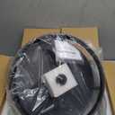 Outdoor Flush Mount Ceiling Light - 12.5in Motion Sensor Porch Light, 2-Light E26 Socket, Durable Iron & Clear Glass, Light Fixtures for Porch, Driveway, Covered Patio, Farmhouse