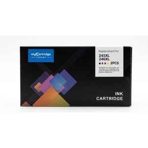 245xl Ink Cartridge Replacement for Canon 245xl 246xl Combo Pack, PG-245XL CL-246XL for Canon Ink 245 and 246