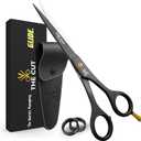 "The Cut Factory- 6.5 Professional Hair Scissors - High Carbon 420 Stainless Steel Hair Cutting Scissors, Ultra-Sharp Barber Shears for Salon & Home - Ergonomic for Men, Women, Kids & Babies" (Black)