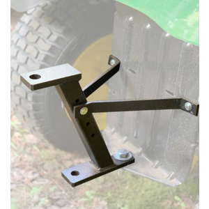 Eapele Trailer Hitch for Lawn Mower, Garden Tractor Trailer Hitch, Solid Iron Construction, Compatible with John Deere Ariens Cub Cadet Poulan Pro Husky Husqvarna Craftsman Riding Mower