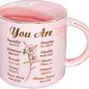 Mugpie Christian Gifts for Women - Inspirational Spiritual Catholic Faith Gifts for Women Friends Coworkers - Birthday Christmas Gift for Sister Mom Grandma, You Are Amazing Coffee Mug 11.5oz