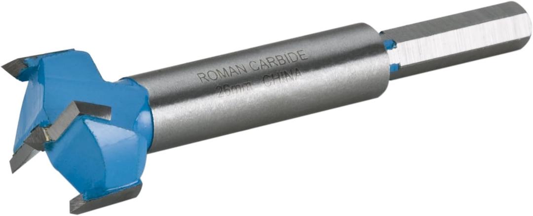 Roman Carbide DC1897 Carbide Forstner Bit, 26mm
