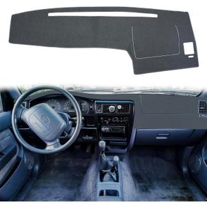 Dashboard Cover Dash Cover Mat Pad Custom Fit for Toyota Tacoma 1998 1999 2000 2001 2002 2003 2004 (Dark Gray)