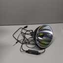 LUCKY HERP Reptile Light Fixture 250W (No Temperature Control Function), Aluminum 8.1inch Dome Reptile Lamp Fixture, Reptile Heat Lamp Fixture for UVB Bulb Basking Heat Bulb