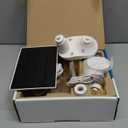 Tapo SolarCam 1080p Security Camera Wireless Outdoor- Battery Power with Solar, Person Detection, Subscription-Free Local Storage or Optional Cloud, Works with Alexa & Google Assistant, C402 KIT (White)