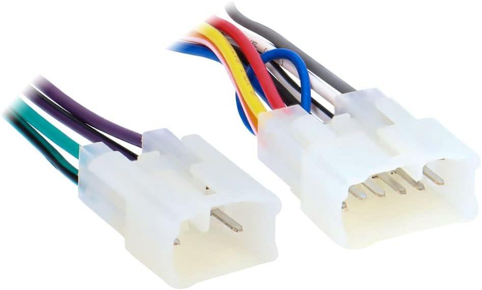 Metra 70-1761 Radio Wiring Harness Fits Select 1987-UP Toyota Vehicles Power + 4 Speaker