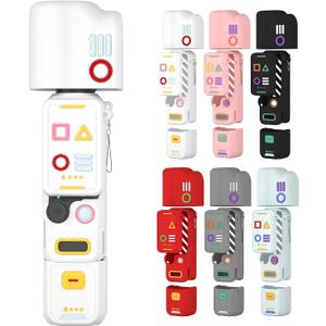 Pocket 4 Silicone Cover, Protective Case Lens Protector Scratch-Resistant Sleeve Skin Compatible with DJI OSMO Pocket 4 Creator Combo Accessories (White)