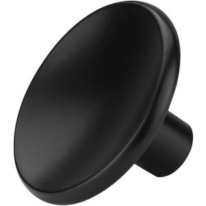 goldenwarm 10 Pack Black Cabinet Knobs Kitchen Hardware Round Drawer Knob for Cabinets Handles Closet Door Pulls Zinc Alloy