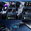 2 x SHEZI 4-in-1 [Upgraded] USB C Cable 10FT Compatible with Lightning Cable 90 Degree, Long Fast Charging Flat Nylon Braided for iPhone 16/15 Charger Cord, Multi Charging Combo with L/USB C/USB A Ports (Grey)