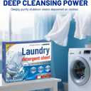 120PCS Luxury Laundry Detergent Sheets - Deep Clean Stain Fighting Laundry Sheet Paper, Laundry Sheets, Laundry Sheet Paper, Dissolvable Washing Powder Sheets for Home, Apartment, Travel (120PCS)