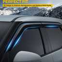 KYX Rain Guards for Car Windows, Outside Mount Window Visors Rain Guards Fit for Subaru Forester SK 2019-2024, Extra Durable Window Deflectors, Vent Visors 4 Pieces SUB27