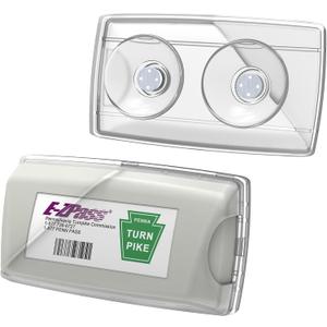 EZ Pass Holder BIPROS 1-Pack - Suction Cup Mount For EZ Pass Mini & IPass Only Windshield Toll Tag Holder