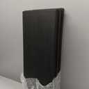 WOPITUES Wood Floating Shelves Set of 6, 24 inch Long Floating Shelves for Wall Decor, Farmhouse Shelf for Bedroom, Bathroom Storage Shelves, Book Shelves for Living Room - Black