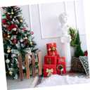 VICASKY Christmas Tree Fence Gate Clear For Barrier Around Cerca Para Arbol De Navidad Wooden Picket Fairy GardenSmall for or Garden Border Carbonized Eco Friendly Miniature Decoration Gardens Outdoor