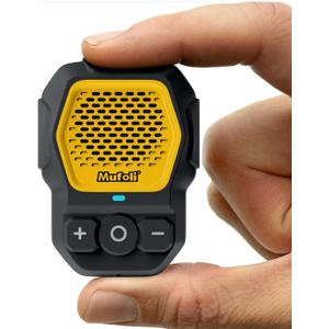 Portable Bluetooth Speaker, Wireless Wearable Bluetooth Speakers, Waterproof Jobsite Speaker Up to 14 Hours Playtime, Clip Speaker Built-in Mic for Hands-Free Music/Calls, for Outdoors (Yellow)