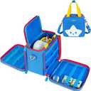 Carrying Case Compatible with Little Tikes Story Dream Machine Books Starter Set,Portable Storage Bag for Story Books and Character with Handle and Shoulder Strap,Case Only
