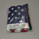 American Flag 2x3 Ft Outdoor Long Lasting US Flag, Heavy Duty Polyester, Embroidered Stars, Sewn Stripes, Brass Grommets, UV Protection Perfect for Outdoors! USA Flag