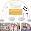 Balloon Arch, Innovation Sturdy Balloon Arch Kit,10Ft Wide & 9FT Tall Adjustable Balloon Arch Stand with Water Fillable Bases, for Wedding, Birthday, Baby Shower, Graduation Decorations Photo Backdrop