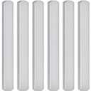 Weighted Vest Steel Plates, Adjustable Rustproof Strength Training Weight Long Steel Plate w/Round Head for Loading Leg Guards Weighted Vest, for Men Women Fitness Exercise (8pcs)