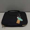 BAGSMART Toiletry Bag Travel Bag with Hanging Hook, Water-resistant Makeup Cosmetic Bag Travel Organizer for Accessories, Shampoo, Full-size Container, Toiletries (Black, Medium)