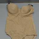Bali Women's Shapewear Body Shaper, Firm-Control Ultra-Light Lace Shapewear with Underwire Bra (36C, Nude)