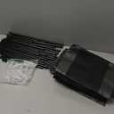 SONGMICS 3-Tier Shoe Rack, Shoe Storage for Hallway Closet, Slim and Space-Saving, Metal Frame, Non-Woven Fabric Shelves, Black ULSH053B01