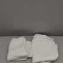 VidaFete Tablecloth 60 * 120inch 2pack Rectangle Table Cloth Polyester, Stain Wrinkle Resistant Dining Table Cover for Kitchen Dinning Party Wedding Rectangular Tabletop Buffet Decoration(White)