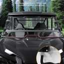 Flip Up Windshield Hard Coated 1/5" Polycarbonate 3-IN-1 Clear Front Full Windscreen for Honda Talon 1000R 1000X/ XS-4 1000R-4 2019-2025 Talon Accessories (3-IN-1 Flip Up Windscreen)