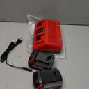 M18 Battery Replacement for Milwaukee and Dual Charger 18V Lithium 8.0Ah Compatible with 48-11-1815 48-11-1820 48-11-1840 48-11-1850 48-11-1860 Cordless Tools 2Pack