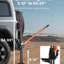 VEVOR Farm Jack with Base, 60" Utility High Lift Farm Jack, 3.18 Ton (7,000 lbs) Capacity Ratcheting Off Road Utility Jacks, Heavy-Duty Lift Jacks with 5.12"-54.33" Lifting Range for Tractor,Truck,SUV