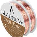 BEADNOVA 20 Guage Copper Wire Jewelry Wire Tarnish Resistant for Jewelry Making (Copper, 20 Guage 6m)