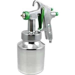 Stainless Steel Air Spray Gun with 1.8mm/2.2mm Nozzles  1000CC Cup, 45 PSI, Perfect for Car Paint, Furniture, and Wall Spraying