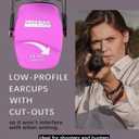 PROHEAR 016 Shooting Ear Protection Earmuffs 2 Pack, NRR 26dB for Gun Range, Hunting -Black and Pink