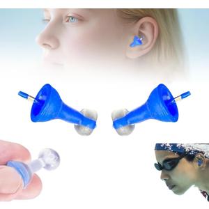 Reusable Self-Adaptive Liquid Earplugs – Ultra-Comfy Fluid Inflatable Earplug, Silicone Inflatable Ear Plugs for Work Noisy Place, Waterproof Inflatable Earplugs