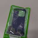 Slim Borderless for iPhone 16 Pro Phone Case 6.3"(2024) Ultra-Thin Lightweight Frameless Matte Hard PC Cover Case with Pull Ring Shockproof Non Slip Rope,Suppor Wireless Charging-Blue