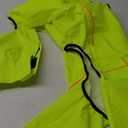 Dog Raincoat, Waterproof Dog Rain Jacket with Removable HoodAdjustable 4 Legs Pet Poncho with Leash HoleReflective Stripe Hooded Snowproof Windproof Clothes for Small to 3X-Large Dogs, XL (Green)